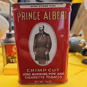 Prince Albert Pipe & Cigarette Tobacco Can